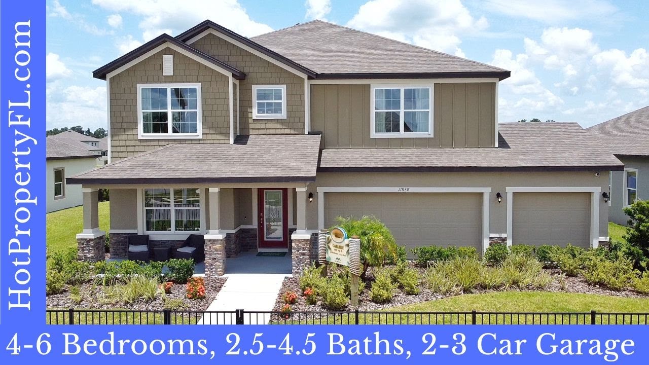 New Home Tour Lagoon Community / Mirada Tampa / San Antonio, FL