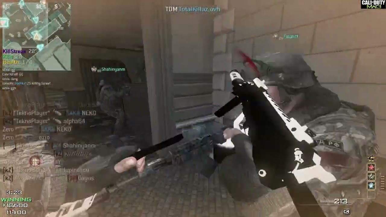 MW3 Tekno - MGB on  TDM  Total Killaz  map  Lockdown (★★★★★KAZAKHSTAN ★★★★★ 哈萨克斯坦 ★★★★★)