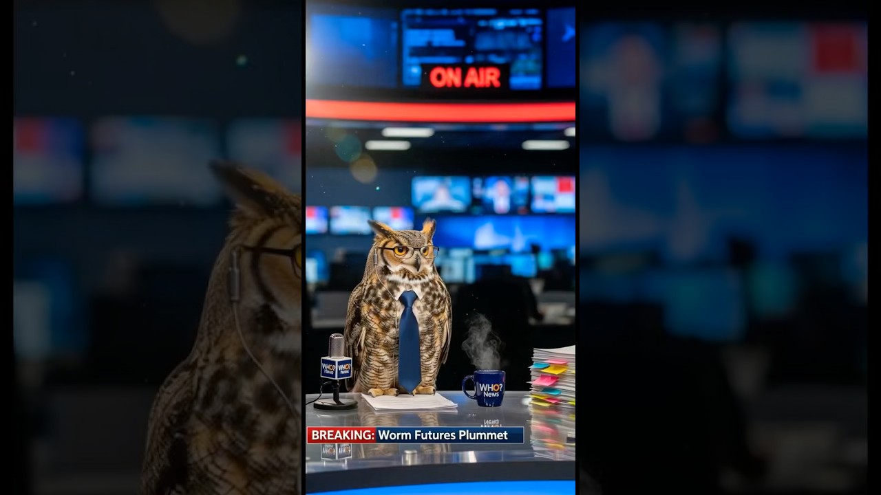 Owl News Anchor 🦉🎙️ | Breaking News 