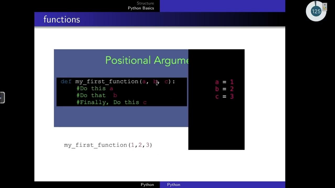 Positional and Keyword Arguments 1 - YouTube