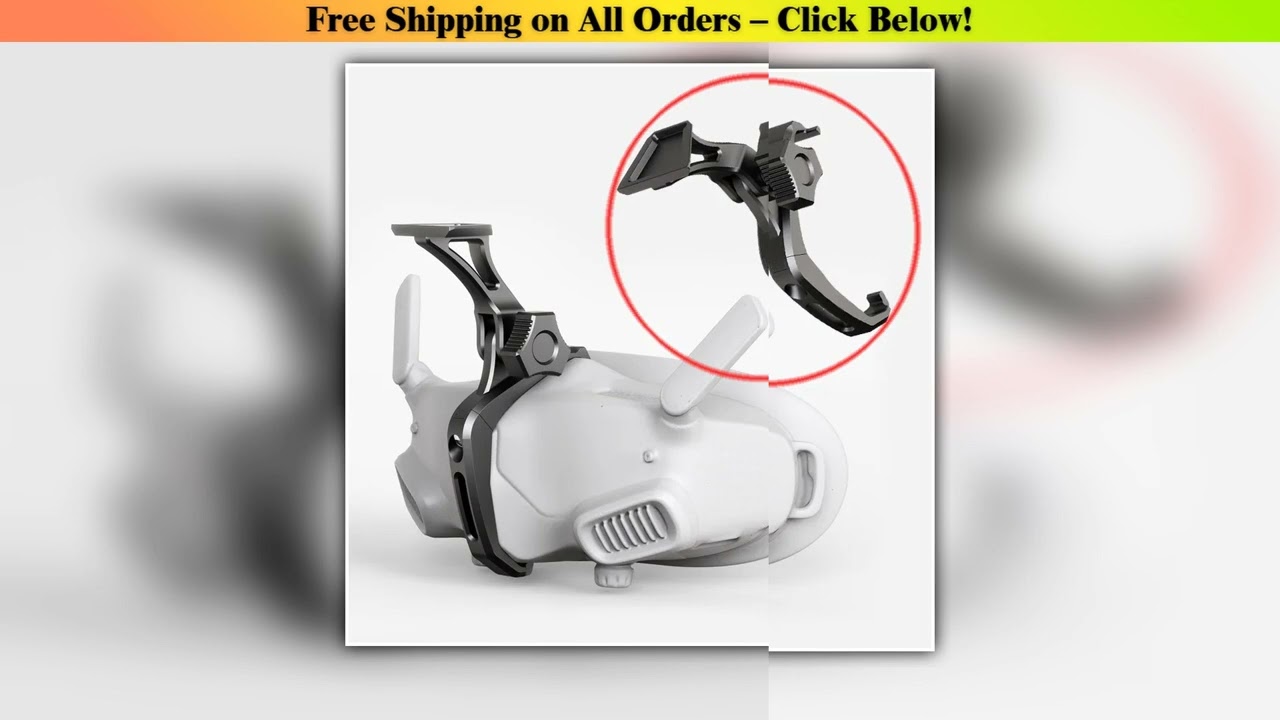 1PCS Flight Controller Digital Glasses Tactical Helmet Mount CNC Bracket Holder for DJI Goggles 2