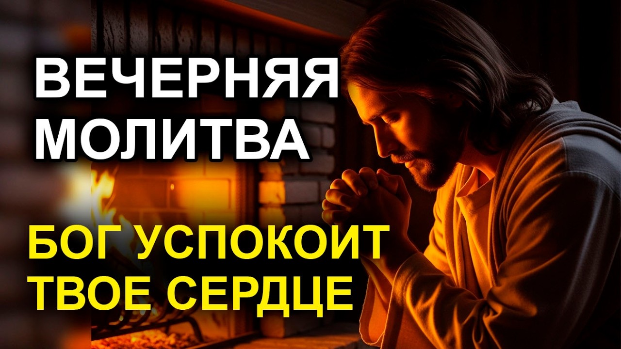 ВЕЧЕРНЯЯ МОЛИТВА Когда душа разрывается от боли и ты не можешь уснуть  Мгновенный и глубокий покой!