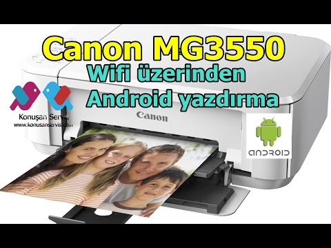 Telefondan çıktı alma  Canon PIXMA MG3550