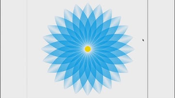 Corel Draw Creativity Flower Design or Rangoli Design