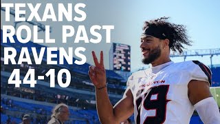 Texans dominate Ravens 44–10: CJ Stroud, Nick Chubb lead statement win | KHOU 11 Sports Extra