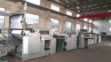 HL 1020B Automatic Flexo Printing Exercise Book making machine & Notebook Making machine