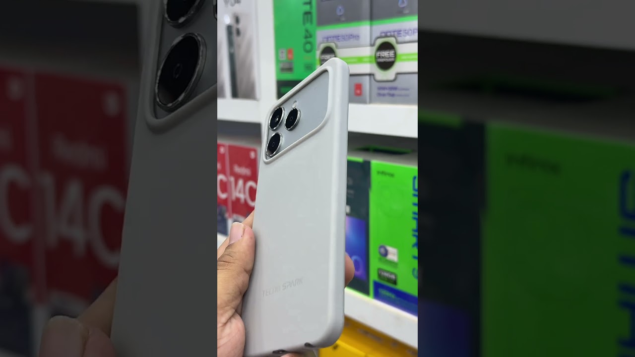 Tecno spark 40 white colour 