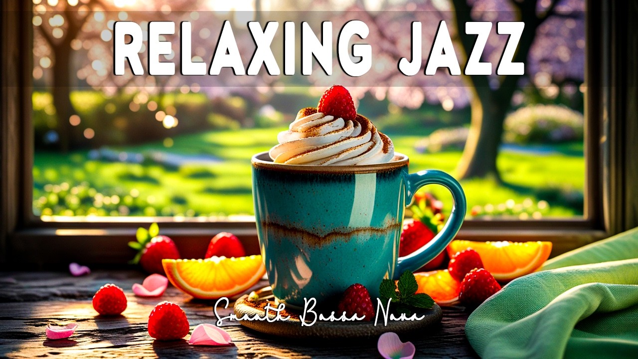 Relaxing Bossa Nova Jazz ☕ Soothing Morning Cafe Music for Stress ...