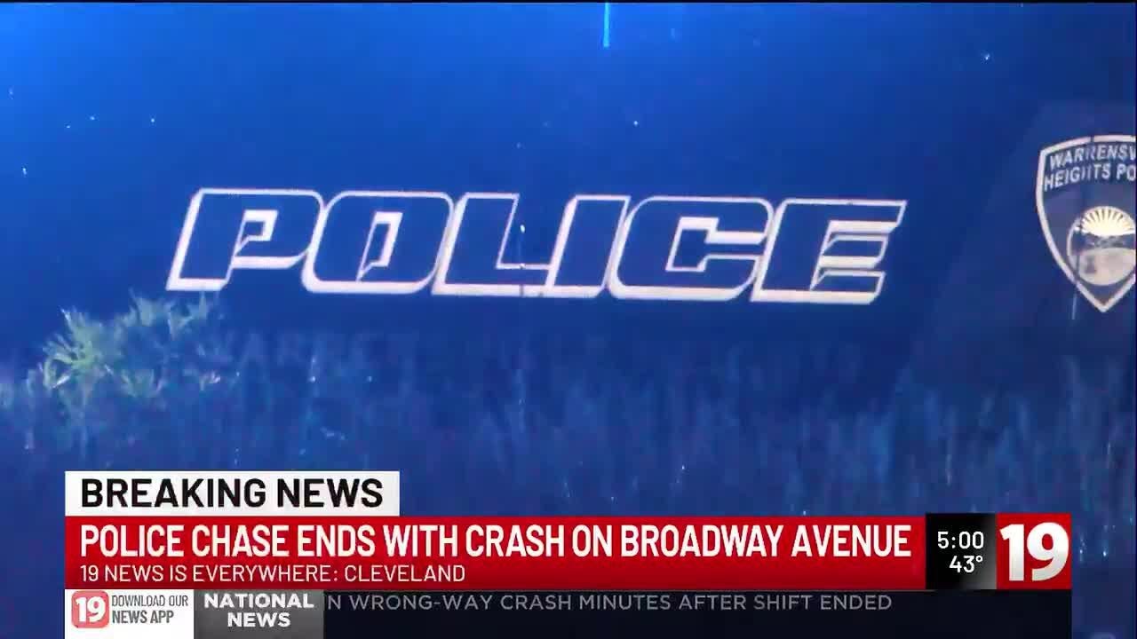Warrensville Heights Police chase ends in crash on Cleveland’s East ...