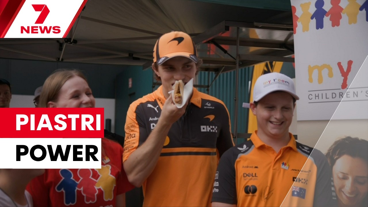 Oscar mania: Melbourne goes crazy for homegrown F1 hero | 7NEWS