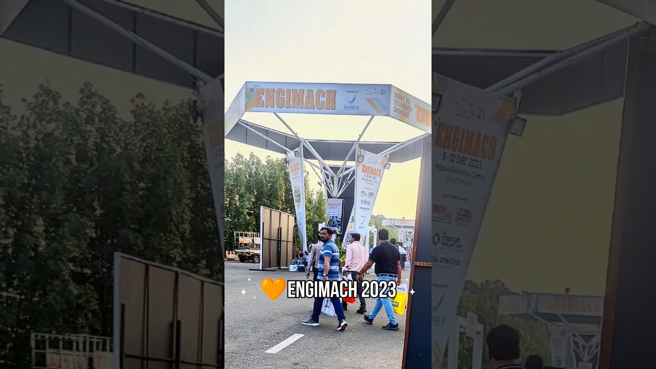 🧡Engimach 2023 Exhibition, Gandhinagar #technology #cnc #shorts #ytshorts #exhibition #engineering