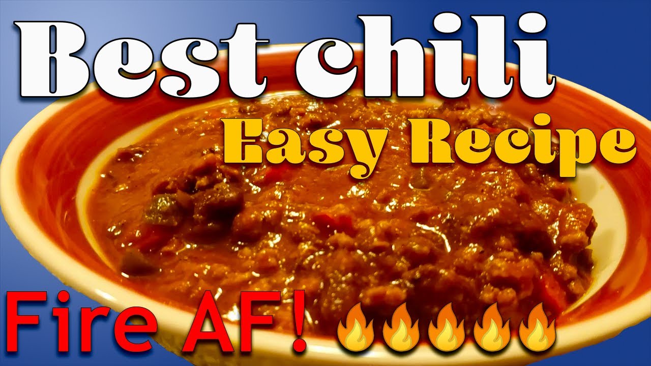 Best at home in the kitchen chili recipe! And it's easy too! YouTube