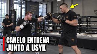 BREAKING NEWS: Canelo Álvarez training with Oleksandr Usyk for his fight against Christian Mbilli