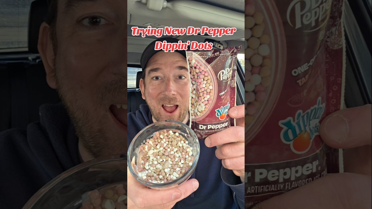 Trying New Dr Pepper *Dippin' Dots* 🔥🤤 