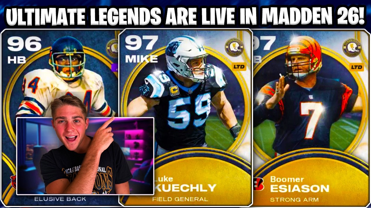 ULTIMATE LEGENDS ARE LIVE! OOP 96 OVERALL CHAMPIONS! NEW PACKS + MORE IN MADDEN 26!
