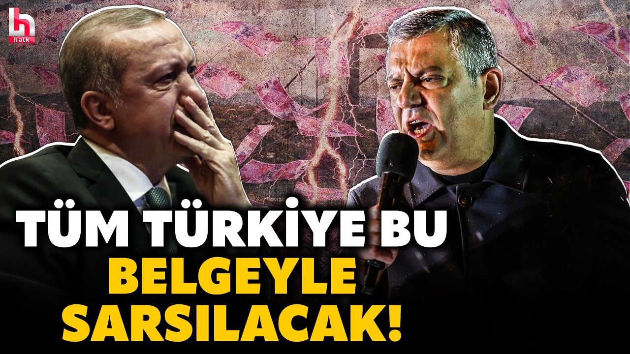 ÖZGÜR ÖZEL ÖYLE BİR BELGE PATLATTI Kİ! Erdoğan ne yapacağını şaşıracak! Soru bombardımanına tuttu!