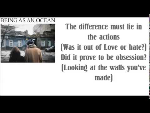 Being as an Ocean - Grace, Teach Us What We Lack