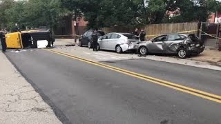 Reporter Update: Rollover Crash Closes Penn Avenue In Lawrenceville