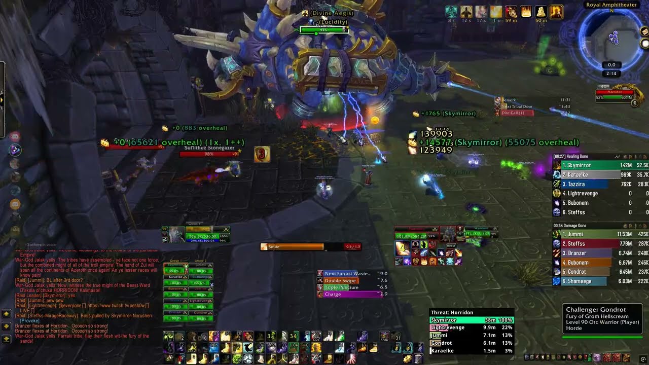 Horridon 10 Man Heroic | POV Disco Priest | MoP Classic
