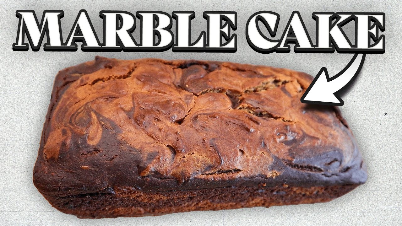 healthy VEGAN marble cake that takes less effort than you might think