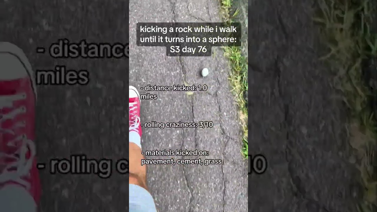S3 Day 76 of Kicking a Rock Until it Turns into a Sphere