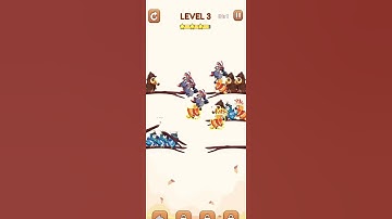 bird sort 2 color puzzle  #gaming #gameshorts #gameplay #birds #colors #trending #viralvideo