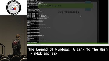 Hack.lu 2016 The Legend of Windows: A Link to the Hash by m4xk and sıx