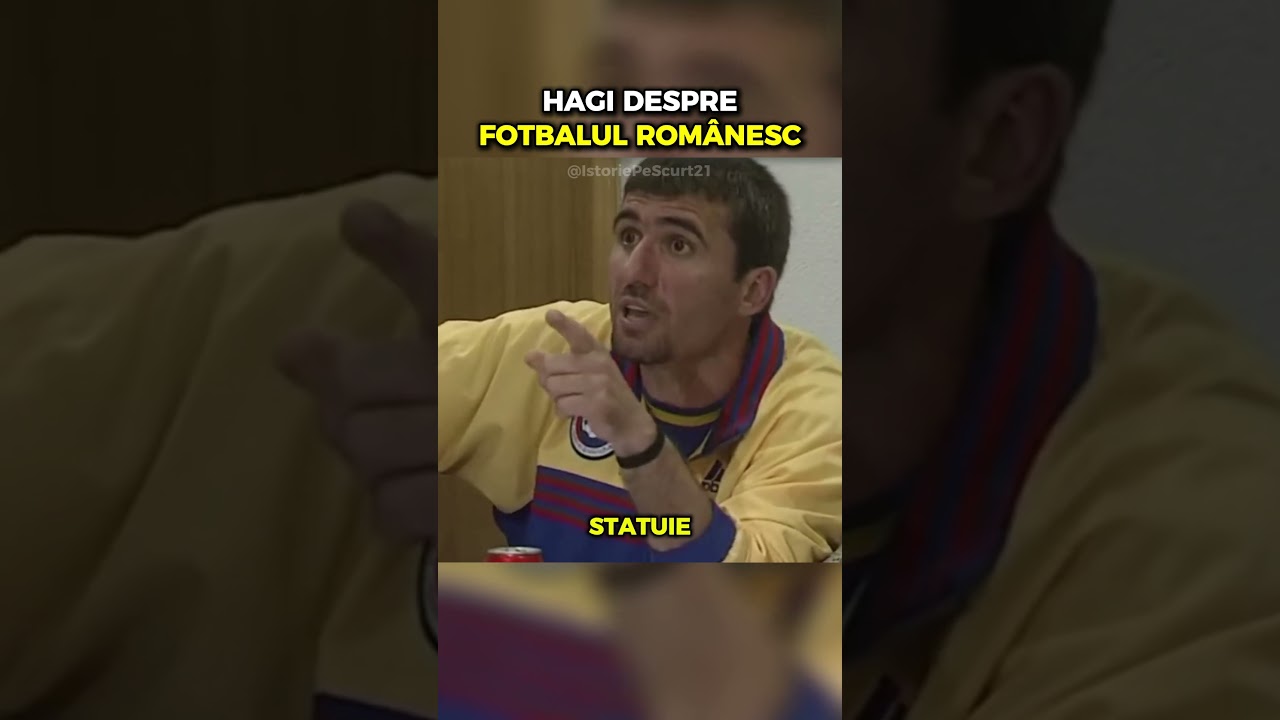 Hagi a prezis viitorul fotbalului românesc? #istorie