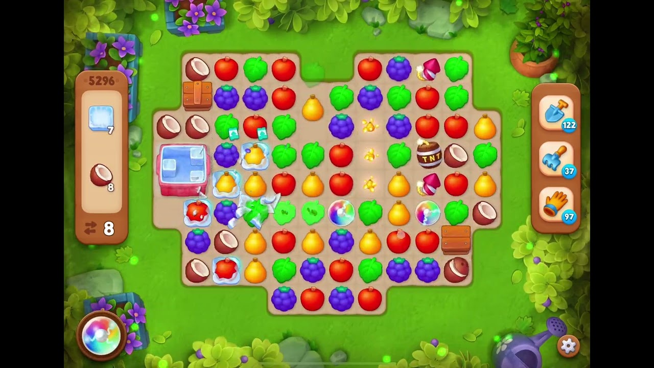 GardenScapes Level 5296 no boosters