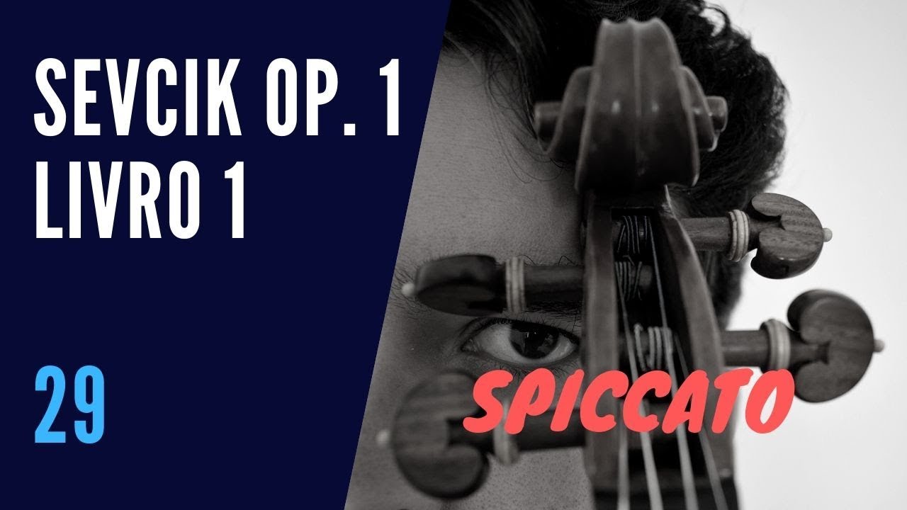 VIOLINO: Sevcik Op. 1, Livro 1 - Estudo 29 (Spiccato)