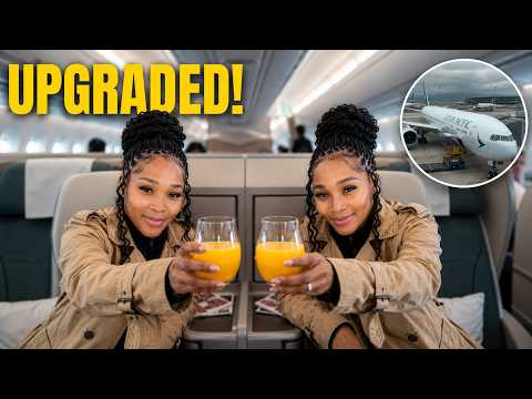 Business Class Bali Bound - We got an UPGRADE. WOW Cathay Pacific Business Class from Jhb to Hk