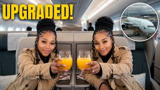 Business Class Bali Bound - We got an UPGRADE. WOW Cathay Pacific Business Class from Jhb to Hk