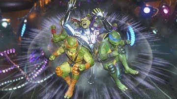 Injustice 2: TMNT Vs Brainiac | All Intro/Interaction Dialogues & Clash Quotes + Super Moves