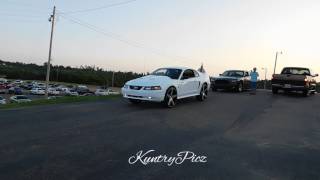 White mustang on status wheel. Memphis gbody fest 2017