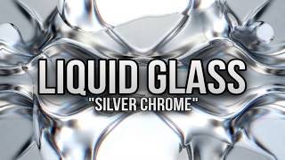 10 Hours Silver Chrome Texture with Liquid Glass Animation For TV | 4K Screensaver