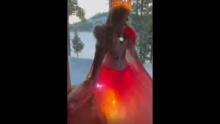 Sparkle Skirt 2D Transformation: Ice Queen Cosplay thats Next Level #adafruit