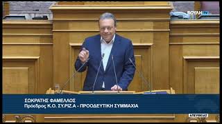 Σ. Φάμελλος (Πρόεδρος ΣΥ.ΡΙΖ.Α)(Αναθεώρηση του Συντάγματος)(10/06/2026)