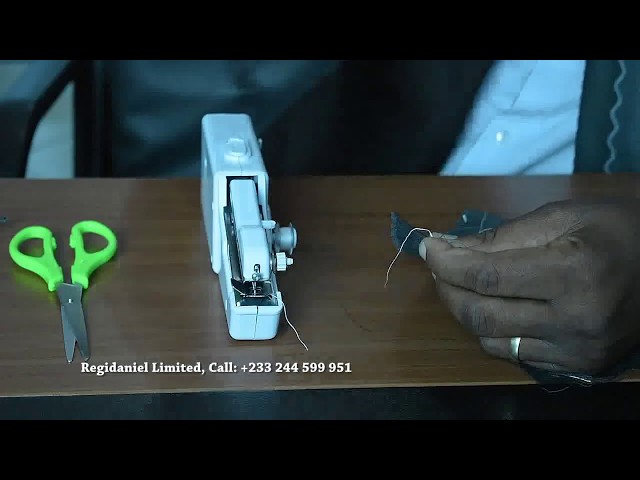 Handheld sewing machine demo ☆ 