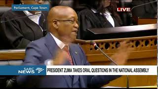 "You ask meandos and I answer with meandos" - Jacob Zuma