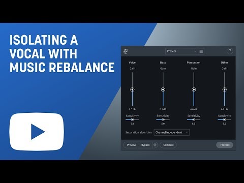 Isolate a Vocal with Music Rebalance in RX 7