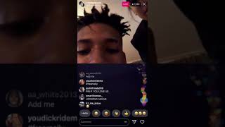 NLE CHOPPA on Instagram Live 7/22/19