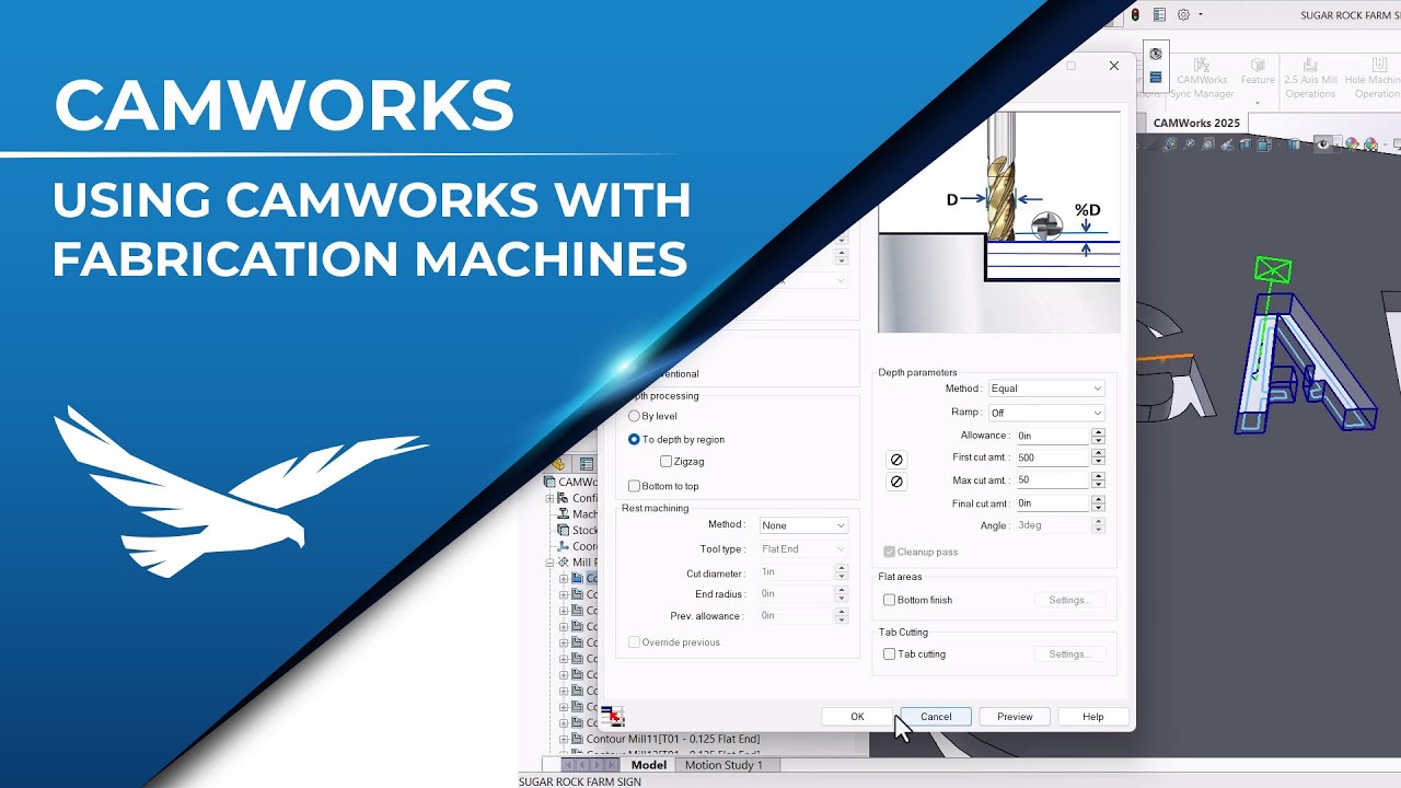 Using CAMWorks with Fabrication Machines - YouTube