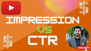 Difference Between Impression & Click Through Rate(CTR) - Impression Click Through Rate Kya Hota Hai