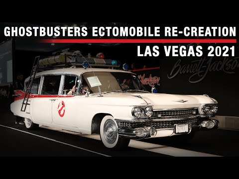 SOLD FOR HOW MUCH?? Ghostbusters Ectomobile Re-Creation - BARRETT-JACKSON LAS VEGAS