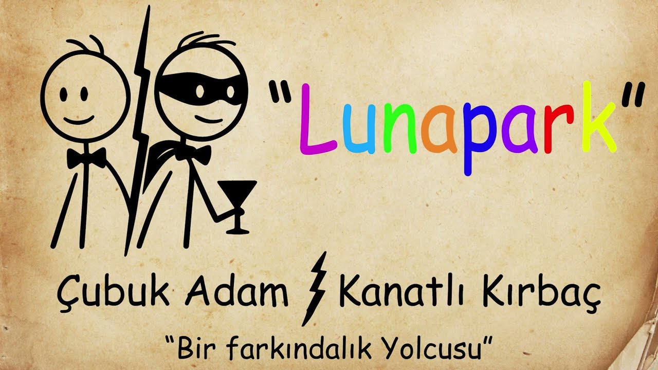 Çubuk Adam | Lunapark | #storyboard #stickman  #çubukadam  #kanatlıkırbaç #shortstory #farkındalık