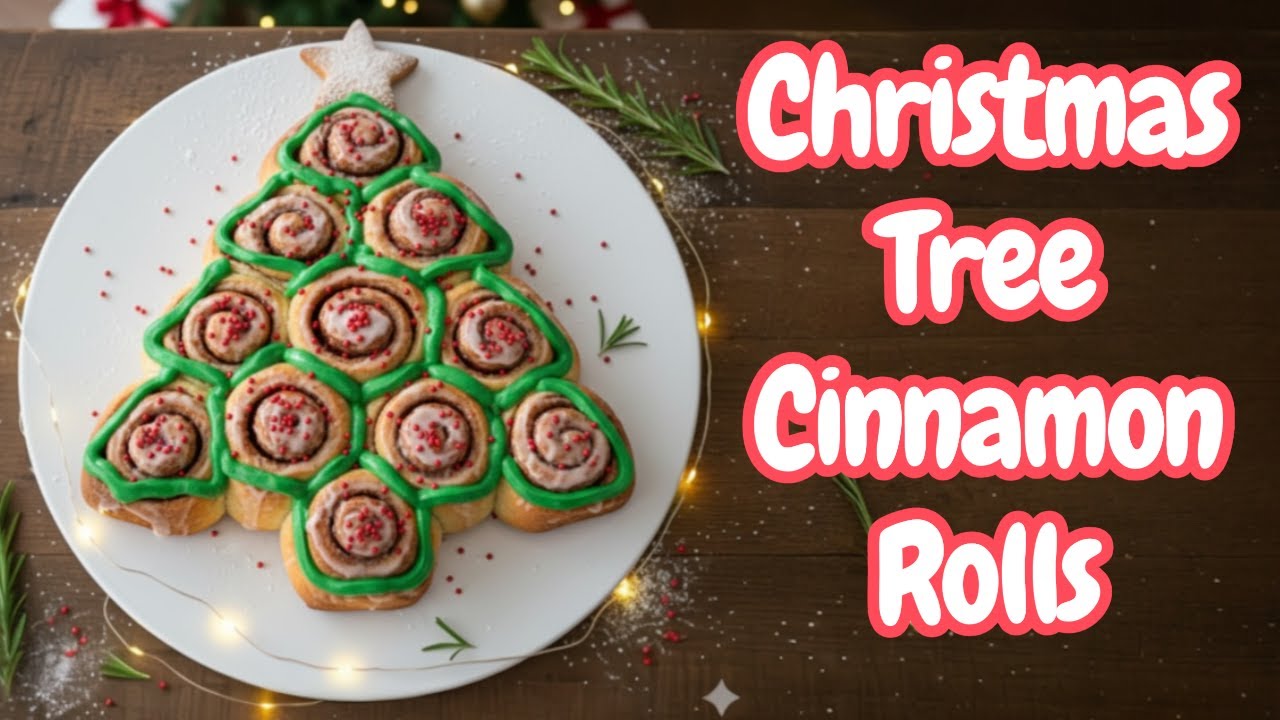 How to Make a Cinnamon Roll Christmas Tree (Quick & Easy Recipe)