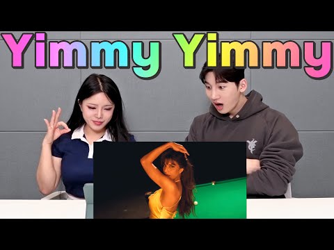 Reaction of a Korean boy who fell in love with a Bollywood actress🥵Yimmy Yimmy #MiMi #Dongwook