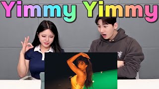 Reaction of a Korean boy who fell in love with a Bollywood actress🥵Yimmy Yimmy #MiMi #Dongwook