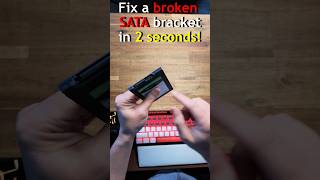 Cheap, Quick, Easy Fix for Broken SATA SSD HDD Hard Disk Bracket Connector - Get Your Drive Working