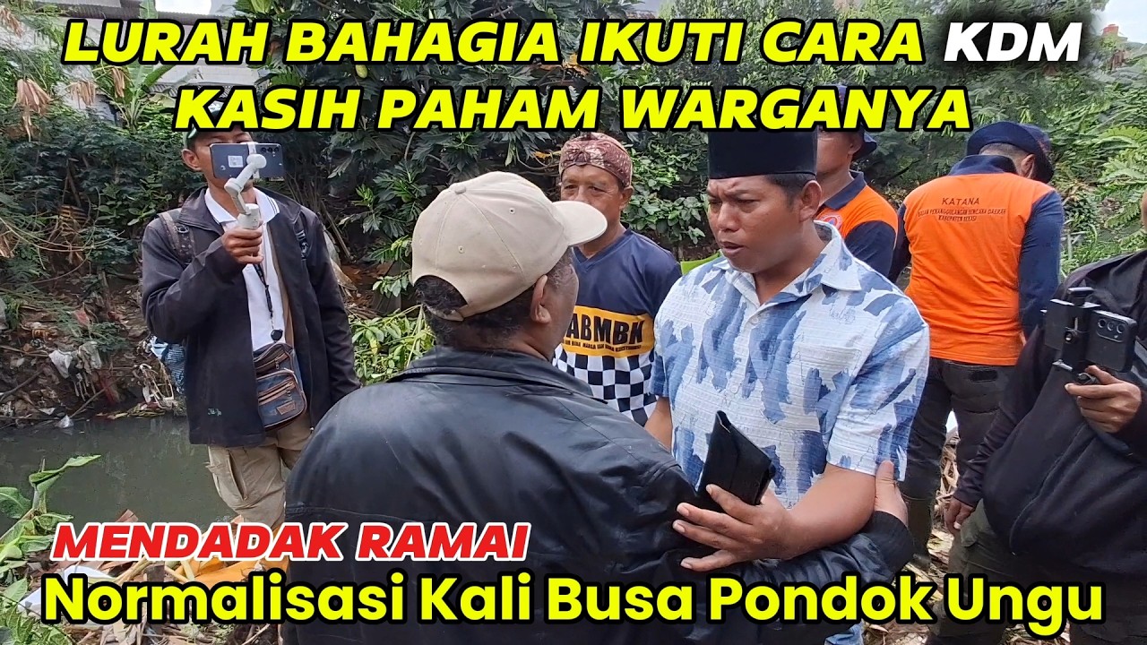 Mendadak Ramai Excavator Babeh DiSidak Warga ‼️ Pak Lurah Tiru Cara KDM Menghadapi Warganya #kdm